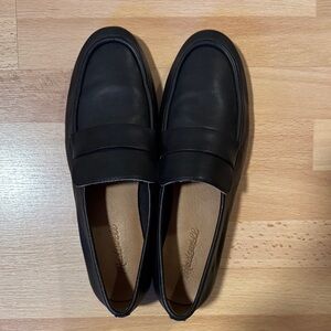 Madewell Black Leather Women's Loafers